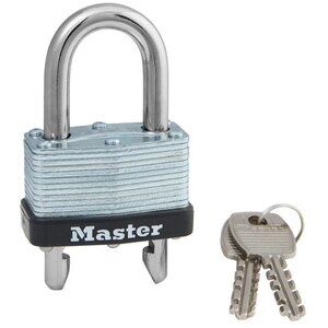 Master Lock 510D Laminated Steel Padlock, Warded Lock, 1-3/4 in Wide